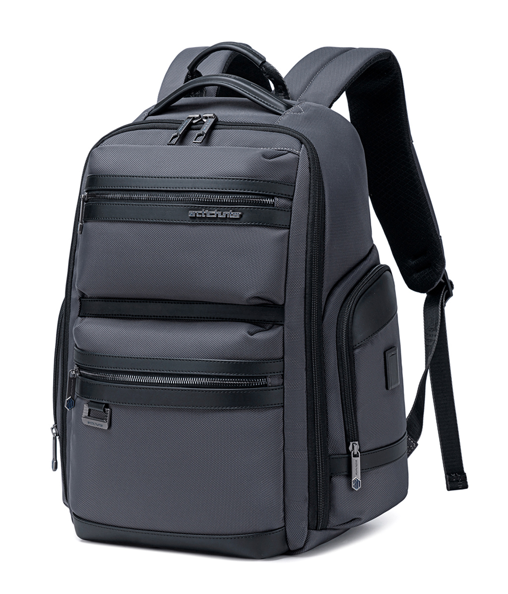 ARCTIC HUNTER τσάντα πλάτης B00682 με θήκη laptop 15.6", USB, λουκέτο TSA, 23.5L, γκρι 1 ARCTIC HUNTER τσάντα πλάτης B00682 με θήκη laptop 15.6"