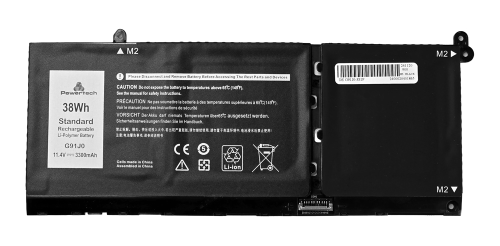 POWERTECH συμβατή μπαταρία G91J0 για DELL Inspiron 5310/Latitude 3320 1 POWERTECH συμβατή μπαταρία G91J0 για DELL Inspiron 5310/Latitude 3320