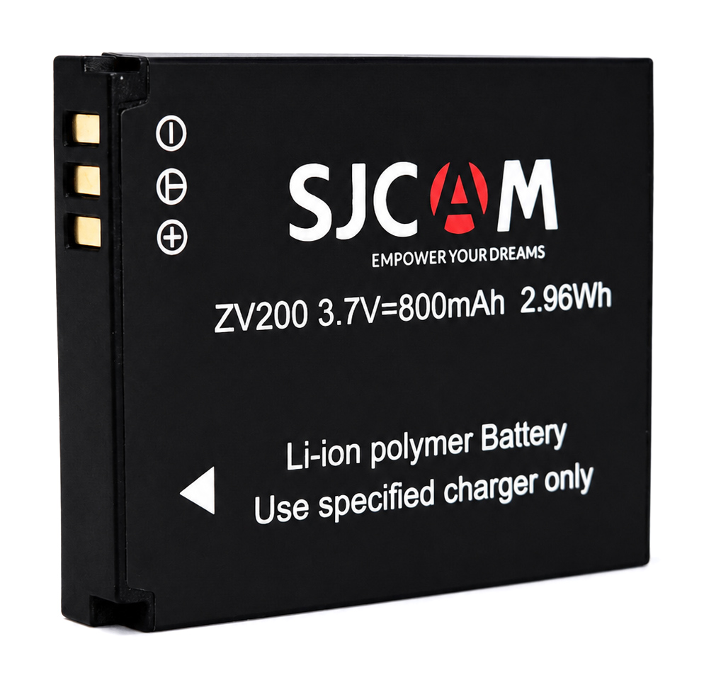 SJCAM μπαταρία για ZV200 φωτογραφική μηχανή, 800mAh 1 SJCAM μπαταρία για ZV200 φωτογραφική μηχανή