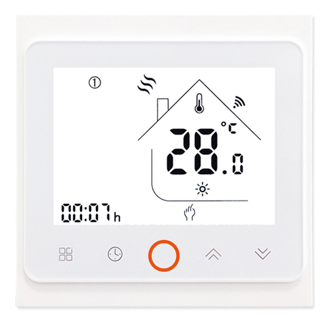 Smart θερμοστάτης αερίου BHT-002-GCLW, WiFi, χωνευτός, λευκός 1 Smart θερμοστάτης αερίου BHT-002-GCLW