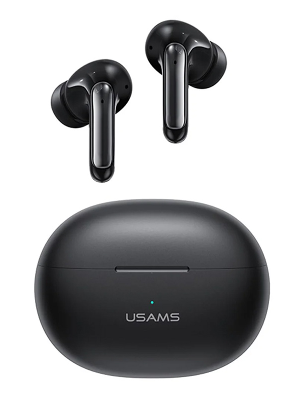 USAMS earphones με θήκη φόρτισης US-XD19, TWS, ENC, Φ13mm, μαύρα 1 USAMS earphones με θήκη φόρτισης US-XD19