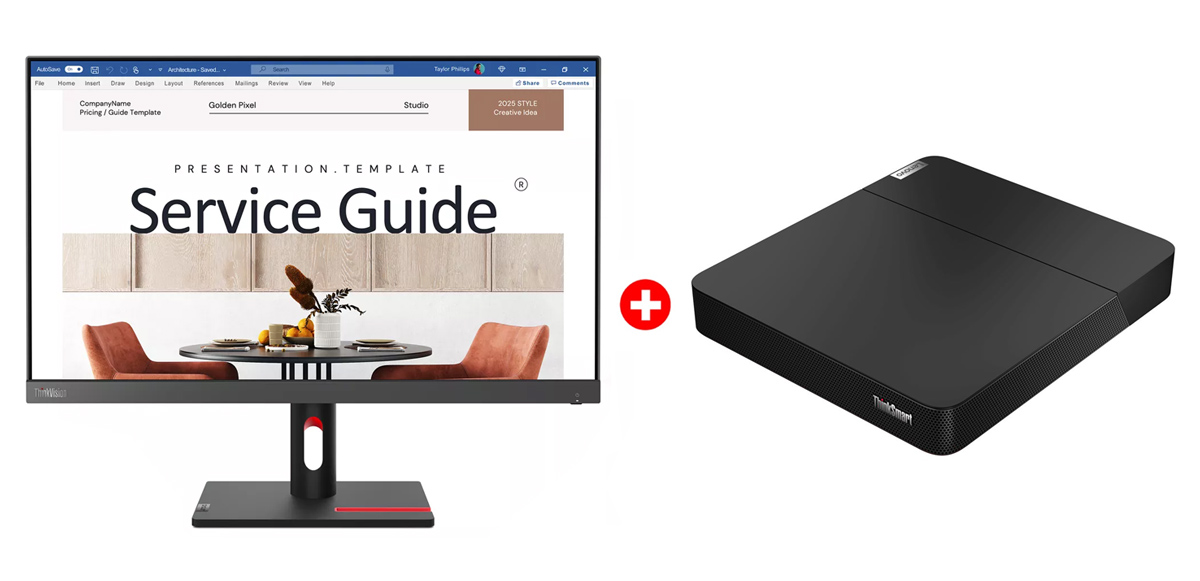 LENOVO PC ThinkSmart Core 11RVS02700 με οθόνη S24i-30 24" IPS, i5-1145G7E, 8GB/256GB SSD 1 LENOVO PC ThinkSmart Core 11RVS02700 με οθόνη S24i-30 24" IPS