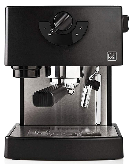 BRIEL μηχανή espresso ES74, 20 bar, μαύρη 1 BRIEL μηχανή espresso ES74