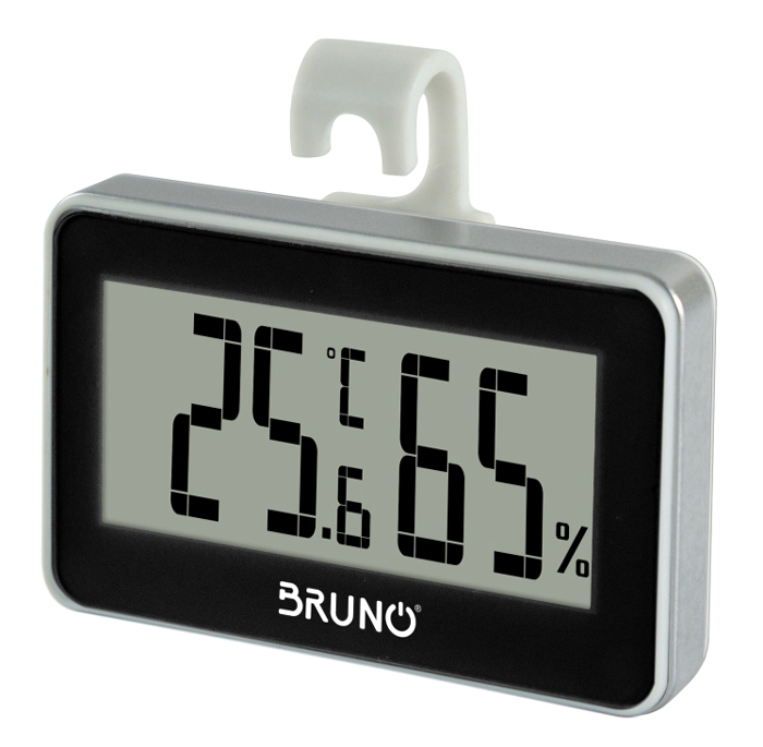 BRUNO ψηφιακό θερμόμετρο & υγρασιόμετρο BRN-0081, °C & °F, λευκό 1 BRUNO ψηφιακό θερμόμετρο & υγρασιόμετρο BRN-0081