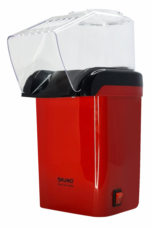 BRUNO συσκευή παρασκευής ποπ-κορν BRN-0085, 1200W, κόκκινη 1 BRUNO συσκευή παρασκευής ποπ-κορν BRN-0085