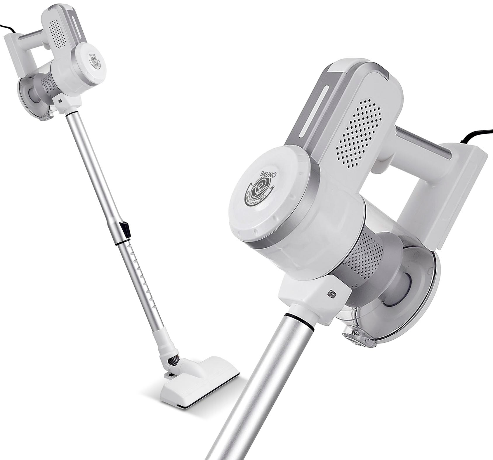 BRUNO ηλεκτρική σκούπα 2 σε 1 BRN-0133, 600W, λευκή-ασημί 1 BRUNO ηλεκτρική σκούπα 2 σε 1 BRN-0133