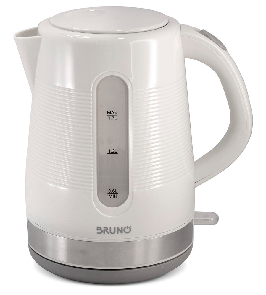 BRUNO βραστήρας νερού BRN-0142, 1.7L, 2200W, λευκό-γκρι 1 BRUNO βραστήρας νερού BRN-0142