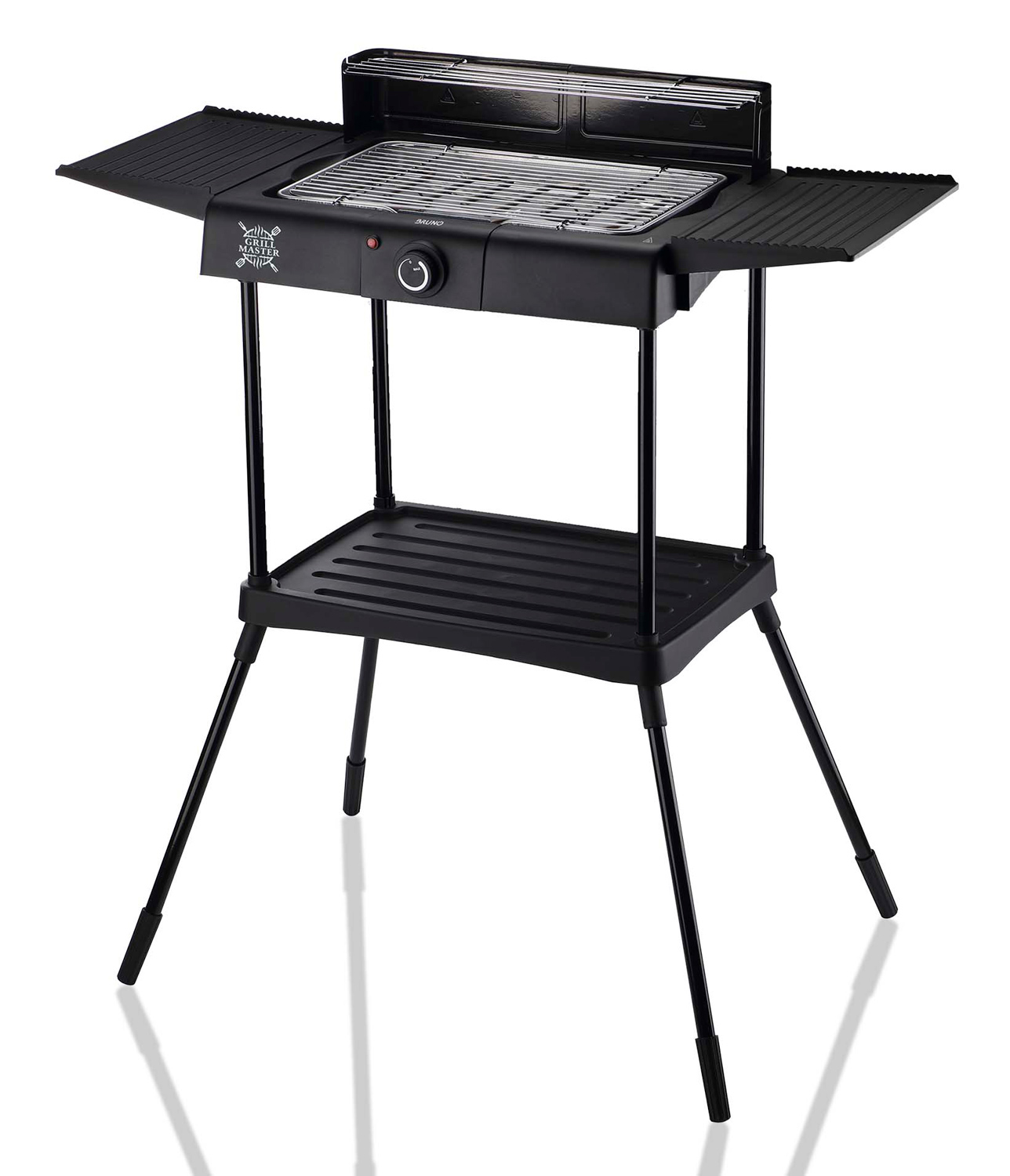 BRUNO επιδαπέδια ηλεκτρική ψησταριά BRN-0190, 2400W, με βάση & ρυθμιζόμενο θερμοστάτη, μαύρη 1 BRUNO επιδαπέδια ηλεκτρική ψησταριά BRN-0190