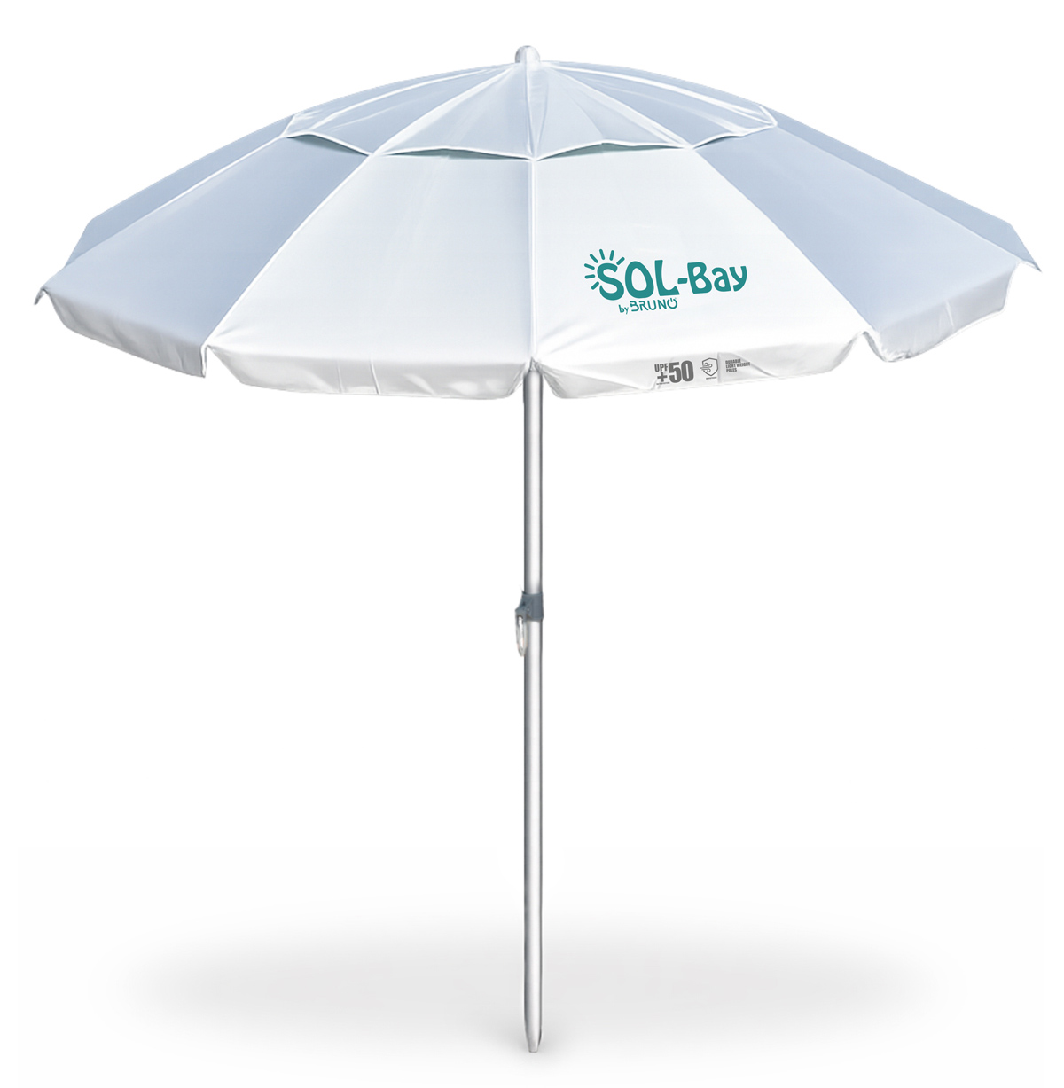BRUNO ομπρέλα παραλίας αλουμινίου SOL-BAY BRN-0287, 2.2m, UPF 50+, σκελετός Fiberglass, ρυθμιζόμενη 1 BRUNO ομπρέλα παραλίας αλουμινίου SOL-BAY BRN-0287