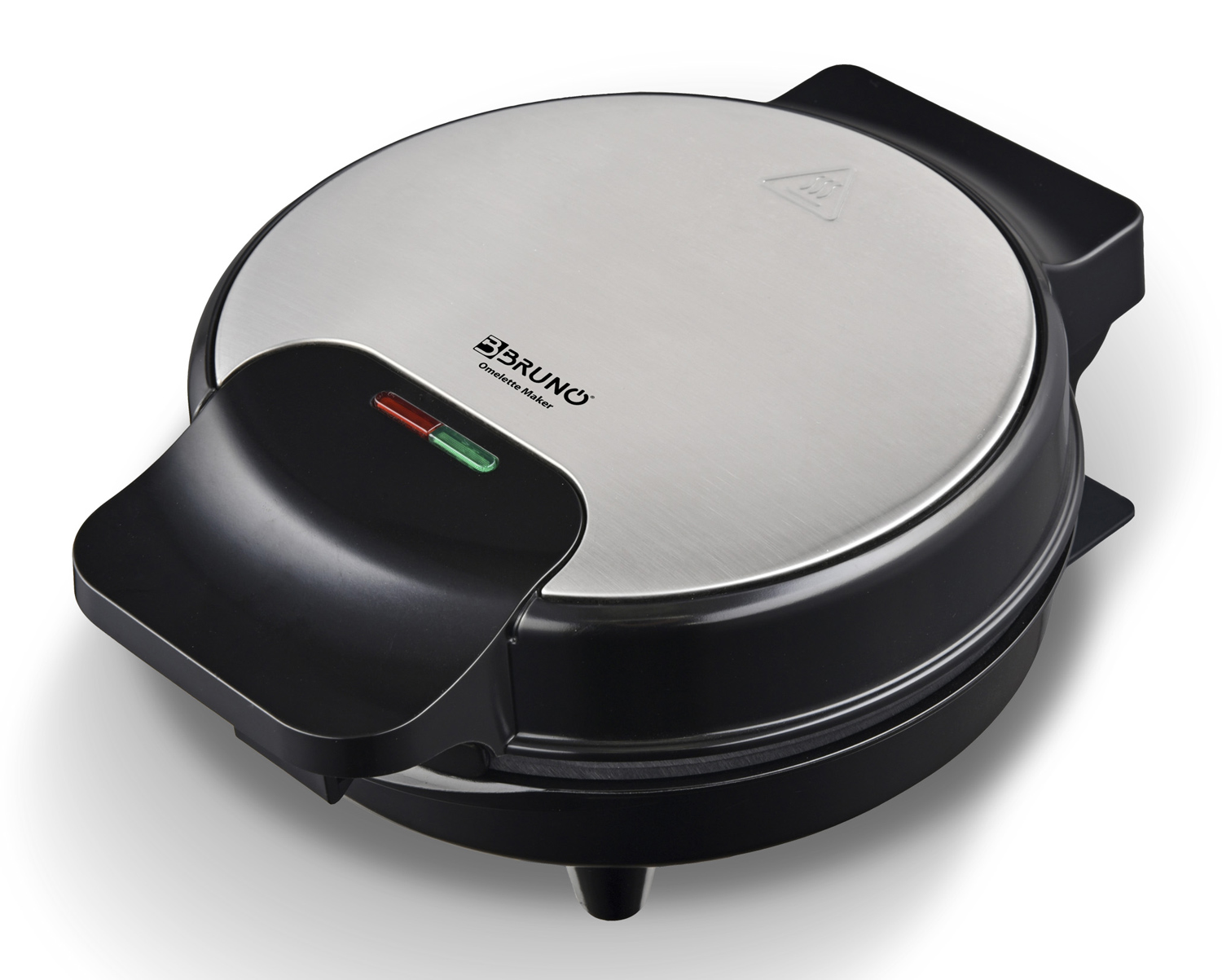 BRUNO ομελετιέρα BRN-0317, 1000W, στρόγγυλη 19cm, βαθιά, inox-μαύρη 1 BRUNO ομελετιέρα BRN-0317