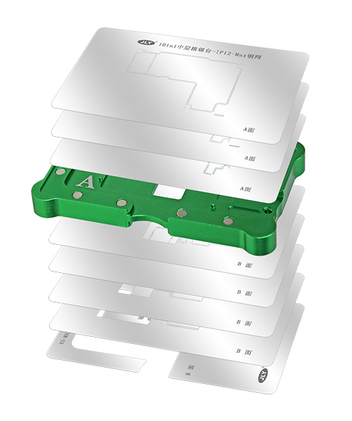 JLY βάση επισκευής motherboard BST-1023APLUS για iPhone, με BGA stencils 1 JLY βάση επισκευής motherboard BST-1023APLUS για iPhone