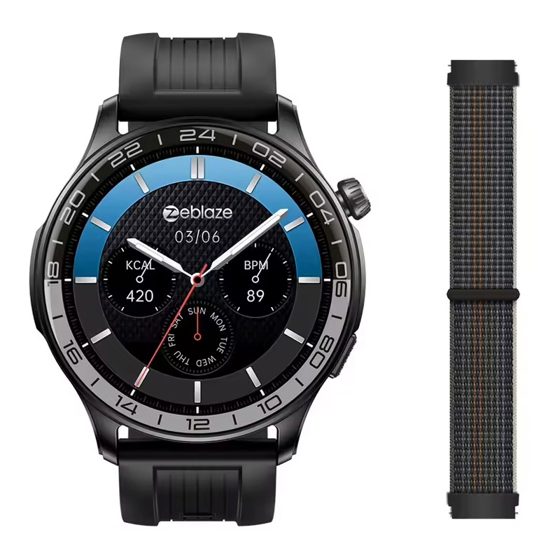 ZEBLAZE smartwatch Btalk 4 Pro, heart rate, 1.43" AMOLED, μαύρο 1 ZEBLAZE smartwatch Btalk 4 Pro