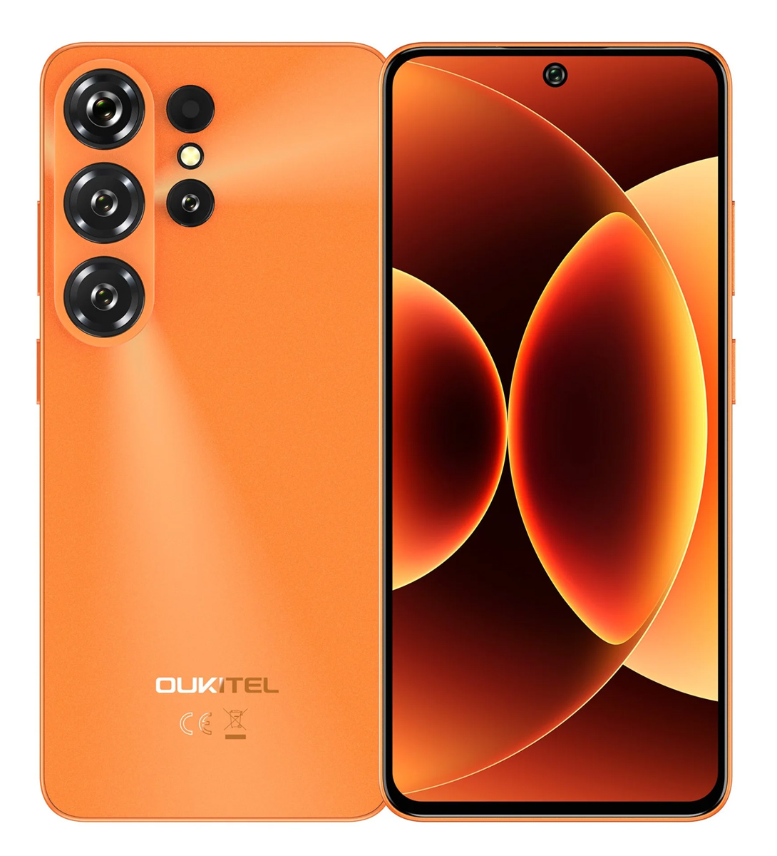OUKITEL smartphone C26, 6.63", 6/128GB, 5150mAh, πορτοκαλί 1 OUKITEL smartphone C26