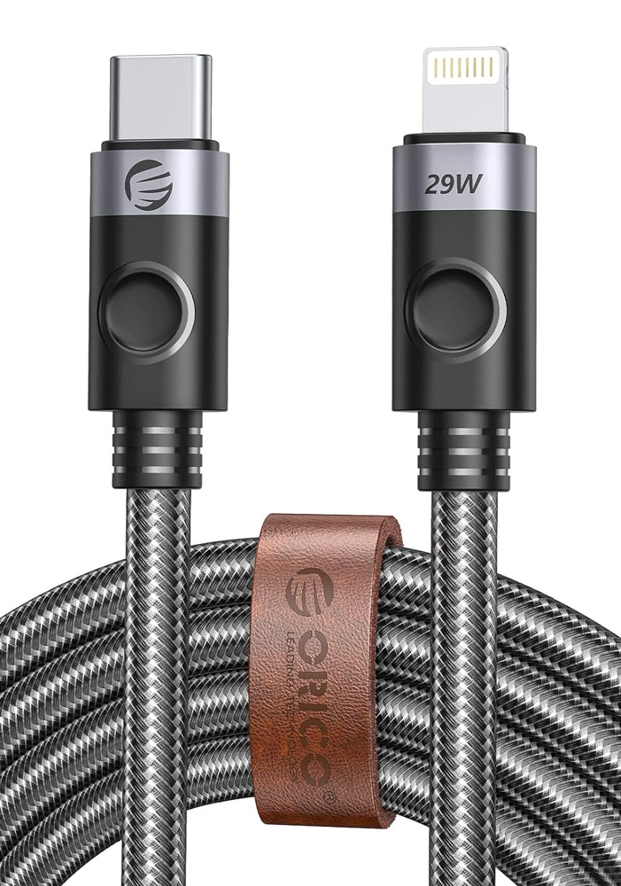 ORICO καλώδιο Lightning σε USB-C C2L, 29W, 480Mbps, 1m, μαύρο 1 ORICO καλώδιο Lightning σε USB-C C2L