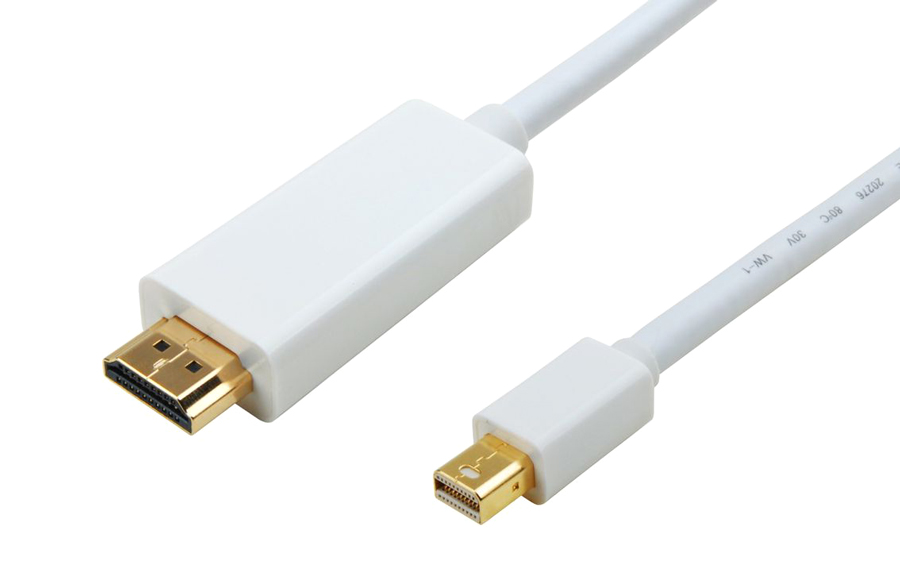 POWERTECH καλώδιο Mini DisplayPort σε HDMI CAB-DP011, 2m, λευκό 1 POWERTECH καλώδιο Mini DisplayPort σε HDMI CAB-DP011