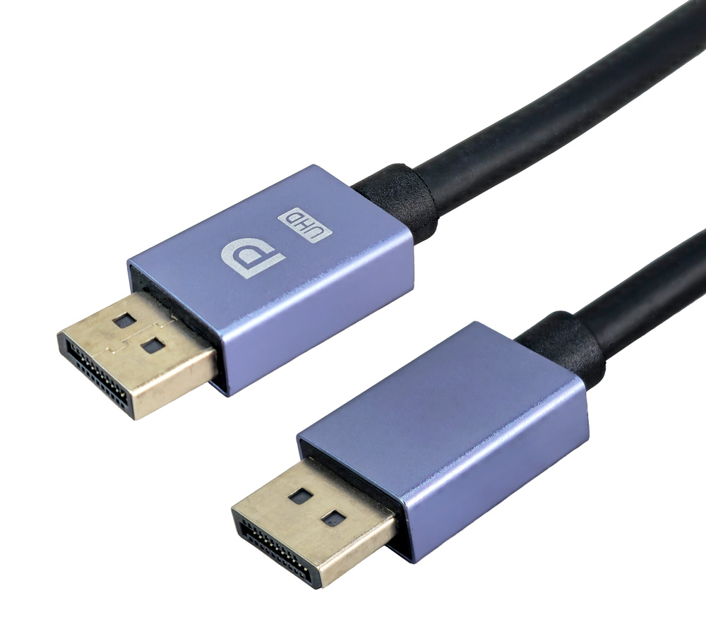 POWERTECH καλώδιο DisplayPort CAB-DP080, 8K/60Hz, 48 Gbps, 2m, μαύρο 1 POWERTECH καλώδιο DisplayPort CAB-DP080