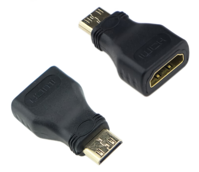 POWERTECH αντάπτορας mini HDMI σε HDMI CAB-H025, μαύρος 1 POWERTECH αντάπτορας mini HDMI σε HDMI CAB-H025