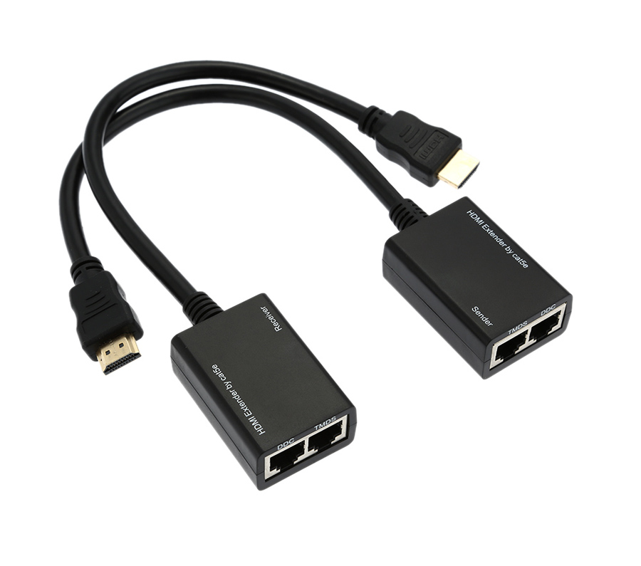 POWERTECH HDMI video extender CAB-H078 μέσω καλωδίου RJ45, 1080p, 30m 1 POWERTECH HDMI video extender CAB-H078 μέσω καλωδίου RJ45