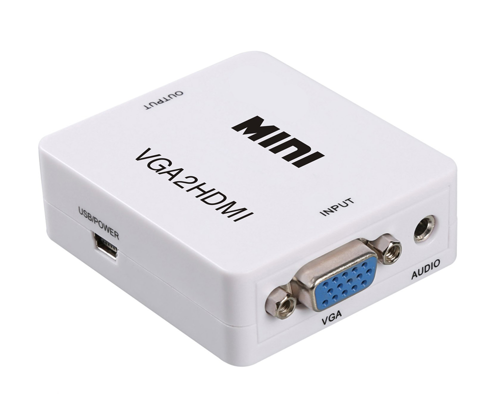 POWERTECH Video Converter VGA & 3.5mm Audio σε HDMI CAB-H107, Full HD 1 POWERTECH Video Converter VGA & 3.5mm Audio σε HDMI CAB-H107