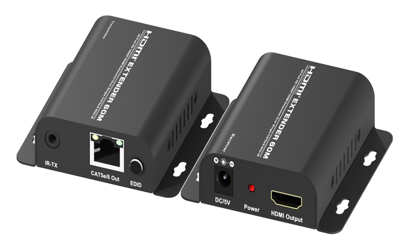 POWERTECH HDMI video extender CAB-H114 μέσω καλωδίου RJ45, 1080p, 60m 1 POWERTECH HDMI video extender CAB-H114 μέσω καλωδίου RJ45