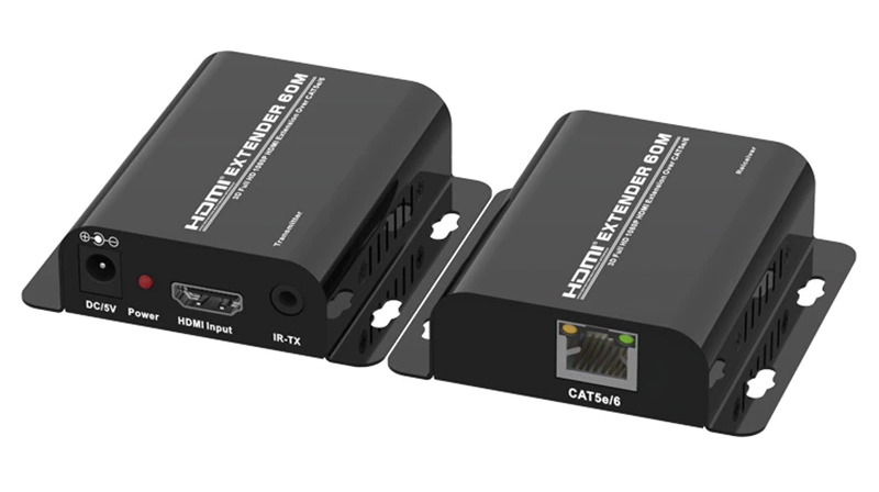 POWERTECH HDMI video extender CAB-H148 μέσω καλωδίου RJ45, 1080p, 60m 1 POWERTECH HDMI video extender CAB-H148 μέσω καλωδίου RJ45