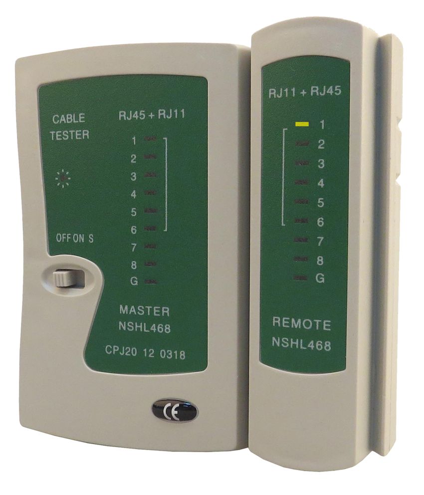 POWERTECH tester καλώδια δικτύου & τηλέφωνου CAB-N044 για RJ11/RJ12/RJ45 1 POWERTECH tester καλώδια δικτύου & τηλέφωνου CAB-N044 για RJ11/RJ12/RJ45
