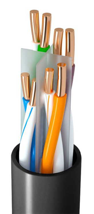 POWERTECH καλώδιο δικτύου CAB-N293, Cat 6 U/UTP, CCA, 24AWG, 100m, μαύρο 1 POWERTECH καλώδιο δικτύου CAB-N293