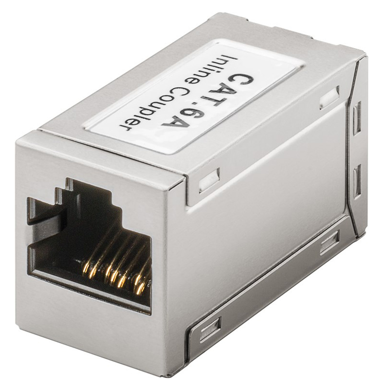 POWERTECH σύνδεσμος RJ45 Cat 6A CAB-N324, 500MHz, PoE+, ασημί 1 POWERTECH σύνδεσμος RJ45 Cat 6A CAB-N324