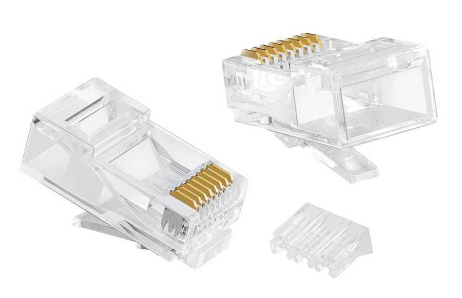 POWERTECH βύσμα RJ45 CAB-N352, Cat 6/6a UTP, modular, διάφανο, 50τμχ 1 POWERTECH βύσμα RJ45 CAB-N352