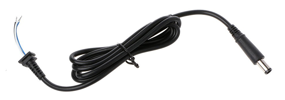 POWERTECH Καλώδιο τροφοδοτικού 3x 0.75mm, DC 7.4x5.0mm, CCA, 1.8m, μαύρο 1 POWERTECH Καλώδιο τροφοδοτικού 3x 0.75mm