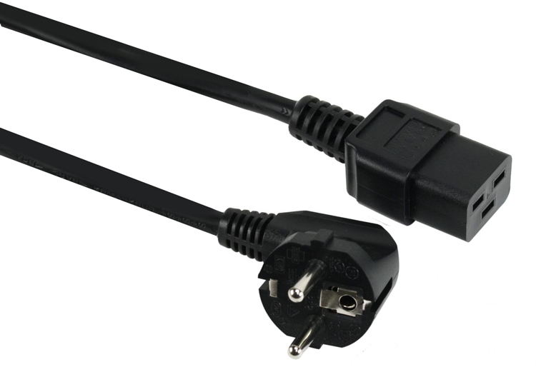 POWERTECH καλώδιο τροφοδοσίας UPS CAB-P024, C19 IEC, 16A, 250V, 1.8m, μαύρο 1 POWERTECH καλώδιο τροφοδοσίας UPS CAB-P024