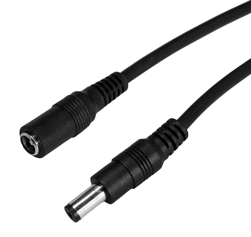 POWERTECH καλώδιο επέκτασης DC CAB-P030, 5.5 x 2.1mm, 10m, μαύρο 1 POWERTECH καλώδιο επέκτασης DC CAB-P030