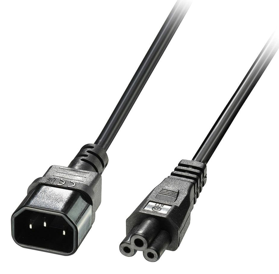 POWERTECH καλώδιο τροφοδοσίας CAB-P034, 0.75mm², copper, 1m, μαύρο 1 POWERTECH καλώδιο τροφοδοσίας CAB-P034
