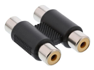 POWERTECH αντάπτορας 2x RCA θηλυκό σε θηλυκό CAB-R022