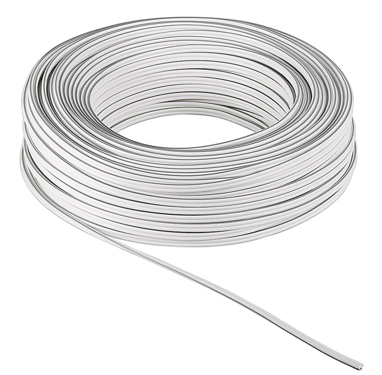 POWERTECH καλώδιο ήχου 2x 0.75mm² CAB-SP027, Copper, 10m, λευκό 1 POWERTECH καλώδιο ήχου 2x 0.75mm² CAB-SP027