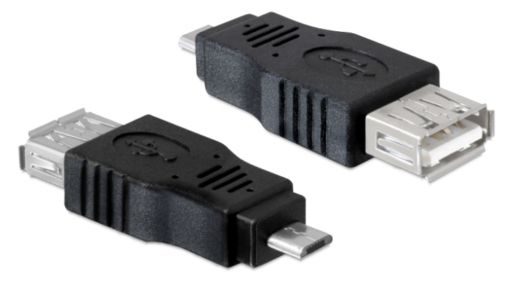 POWERTECH αντάπτορας USB σε Micro USB CAB-U029, μαύρος 1 POWERTECH αντάπτορας USB σε Micro USB CAB-U029