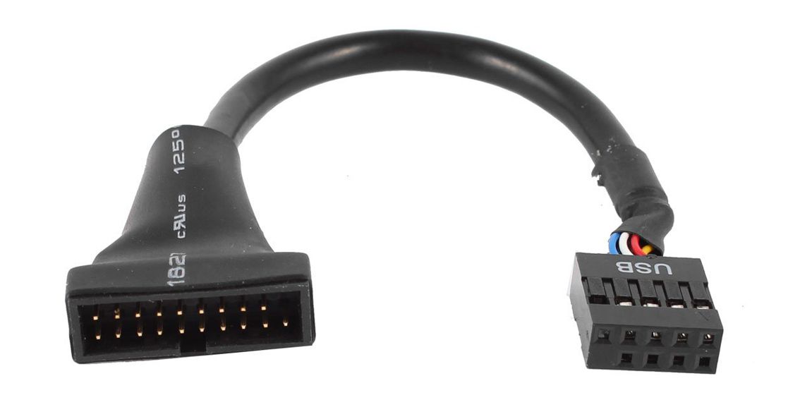 POWERTECH καλώδιο USB 2.0 9pin σε USB 3.0 20pin CAB-U046, 0.20m 1 POWERTECH καλώδιο USB 2.0 9pin σε USB 3.0 20pin CAB-U046