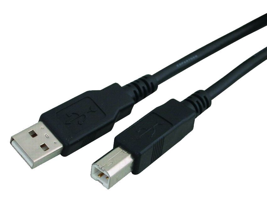 POWERTECH καλώδιο USB σε USB Type Β CAB-U050, copper, 3m, μαύρο 1 POWERTECH καλώδιο USB σε USB Type Β CAB-U050