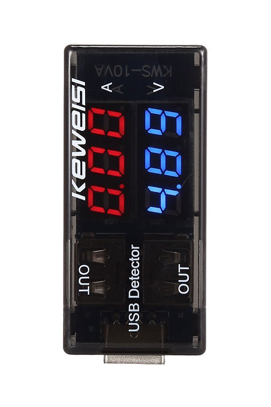 KEWEISI Συσκευή ελέγχου θύρας USB KWS-10VA, 2x USB Output, 3-9V 1 KEWEISI Συσκευή ελέγχου θύρας USB KWS-10VA