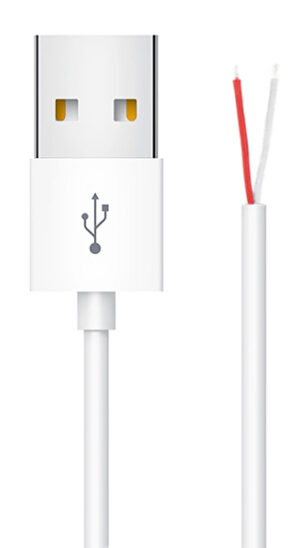 POWERTECH καλώδιο USB CAB-U156 με ελεύθερα άκρα