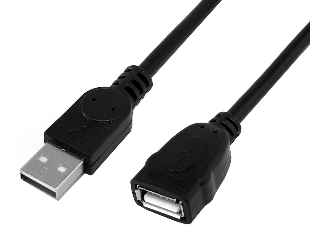 POWERTECH καλώδιο προέκτασης USB CAB-U160, 480Mbps, 1.5m, μαύρο, 10τμχ 1 POWERTECH καλώδιο προέκτασης USB CAB-U160
