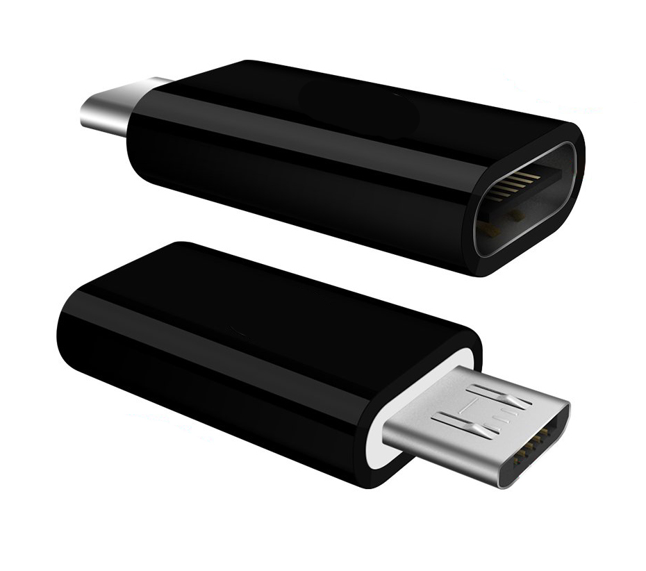 POWERTECH αντάπτορας Micro USB σε USB-C θηλυκό CAB-UC020, OTG, μαύρος 1 POWERTECH αντάπτορας Micro USB σε USB-C θηλυκό CAB-UC020