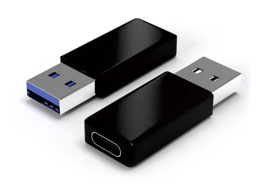 POWERTECH αντάπτορας USB 3.0 σε USB-C CAB-UC023, 5Gbps, μαύρος 1 POWERTECH αντάπτορας USB 3.0 σε USB-C CAB-UC023