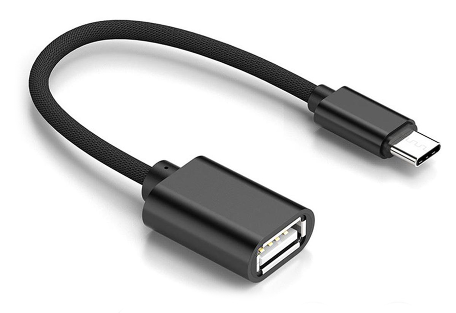 POWERTECH καλώδιο USB σε USB-C CAB-UC056, 480Mbps, 0.16m, μαύρο 1 POWERTECH καλώδιο USB σε USB-C CAB-UC056