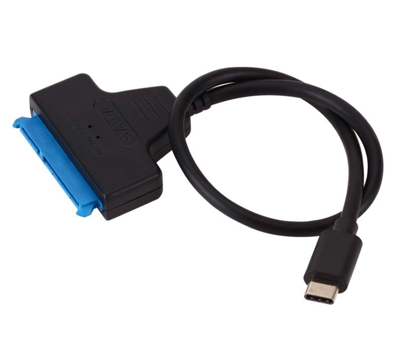 POWERTECH καλώδιο σύνδεσης HDD/SSD CAB-UC060, USB-C σε SATA 6Gbps, μαύρο 1 POWERTECH καλώδιο σύνδεσης HDD/SSD CAB-UC060