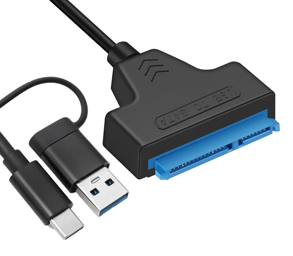 POWERTECH καλώδιο σύνδεσης HDD/SSD CAB-UC076, USB/USB-C σε SATA, 6Gbps 1 POWERTECH καλώδιο σύνδεσης HDD/SSD CAB-UC076