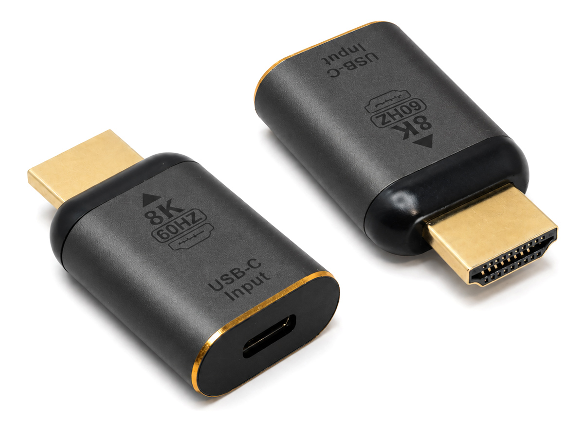 POWERTECH αντάπτορας HDMI σε USB-C CAB-UC103, 8K/60Hz, γκρι 1 POWERTECH αντάπτορας HDMI σε USB-C CAB-UC103