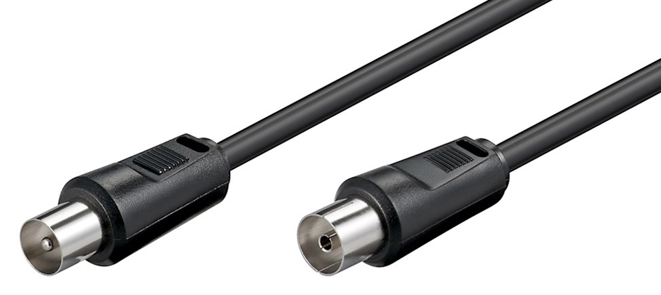 POWERTECH καλώδιο κεραίας RF αρσενικό - RF θηλυκό CAB-V005, μαύρο, 3m 1 POWERTECH καλώδιο κεραίας RF αρσενικό - RF θηλυκό CAB-V005