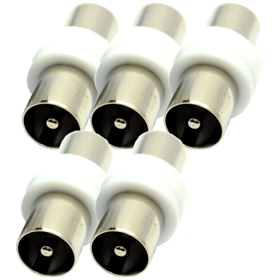 POWERTECH αντάπτορας PAL 9.5mm αρσενικό CAB-V022 για TV, 5τμχ 1 POWERTECH αντάπτορας PAL 9.5mm αρσενικό CAB-V022 για TV