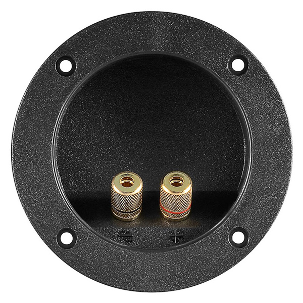 POWERTECH τερματικό ηχείου 6mm ή banana plug 4mm CAB-V036, Φ105mm, μαύρο 1 POWERTECH τερματικό ηχείου 6mm ή banana plug 4mm CAB-V036